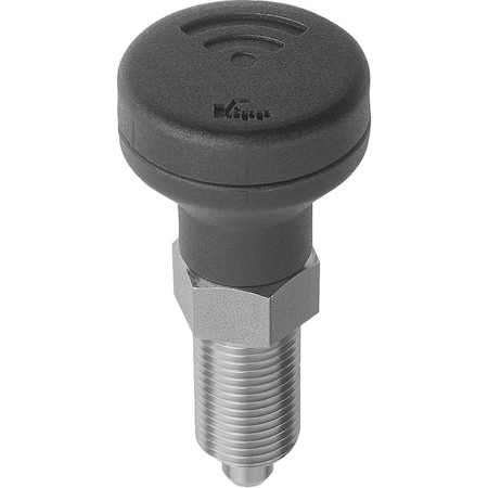 Indexing Plunger W Sensor, Size:4, M20X1,5, D=12, Form:A Wo Locking Slot Wo Locknu, Stainless Steel